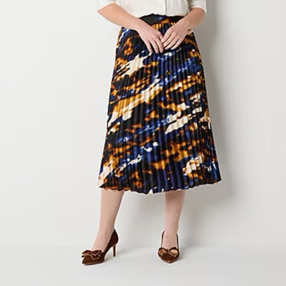 Worthington Womens Pleated Skirt - Picture 5 of 10